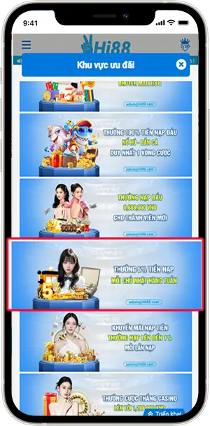 Bước 2: Tìm khuyến mãi TTCN